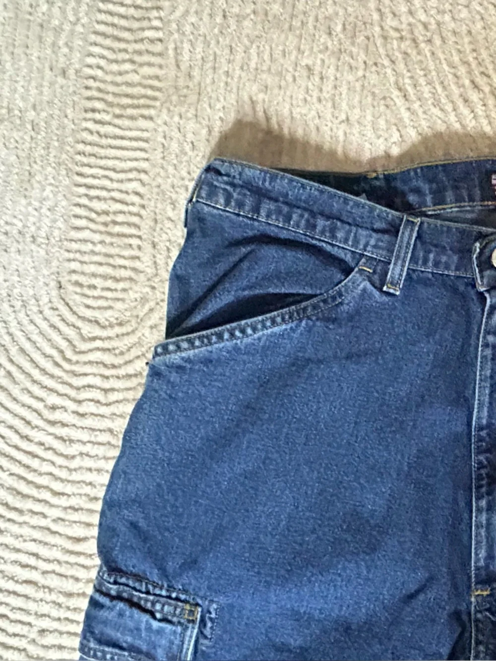 VTG Y2K Polo Ralph Lauren Bungee Cell Phone Cargo Jeans Gorpcore Cyber Utility